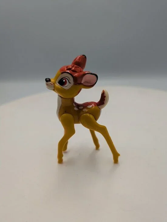 Disney Classic Bambi With Moveable Legs Deer Action Figure Collectible Cake Top - Picture 7 of 7